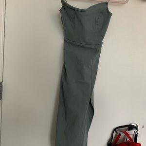 Semi formal midi slip dress